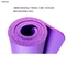1 inç Fitness Yoga Minderi 36 x 84 Mavi Siyah Nbr Yoga Minderi Malzeme Köpük 10mm 20mm